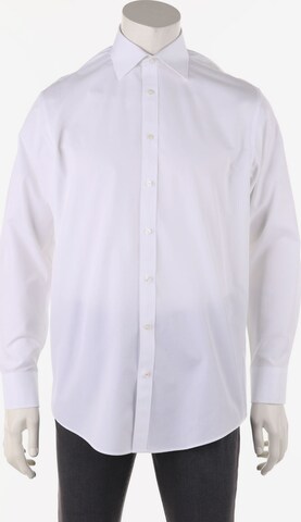 Thomas Pink Button Up Shirt in M in White: front