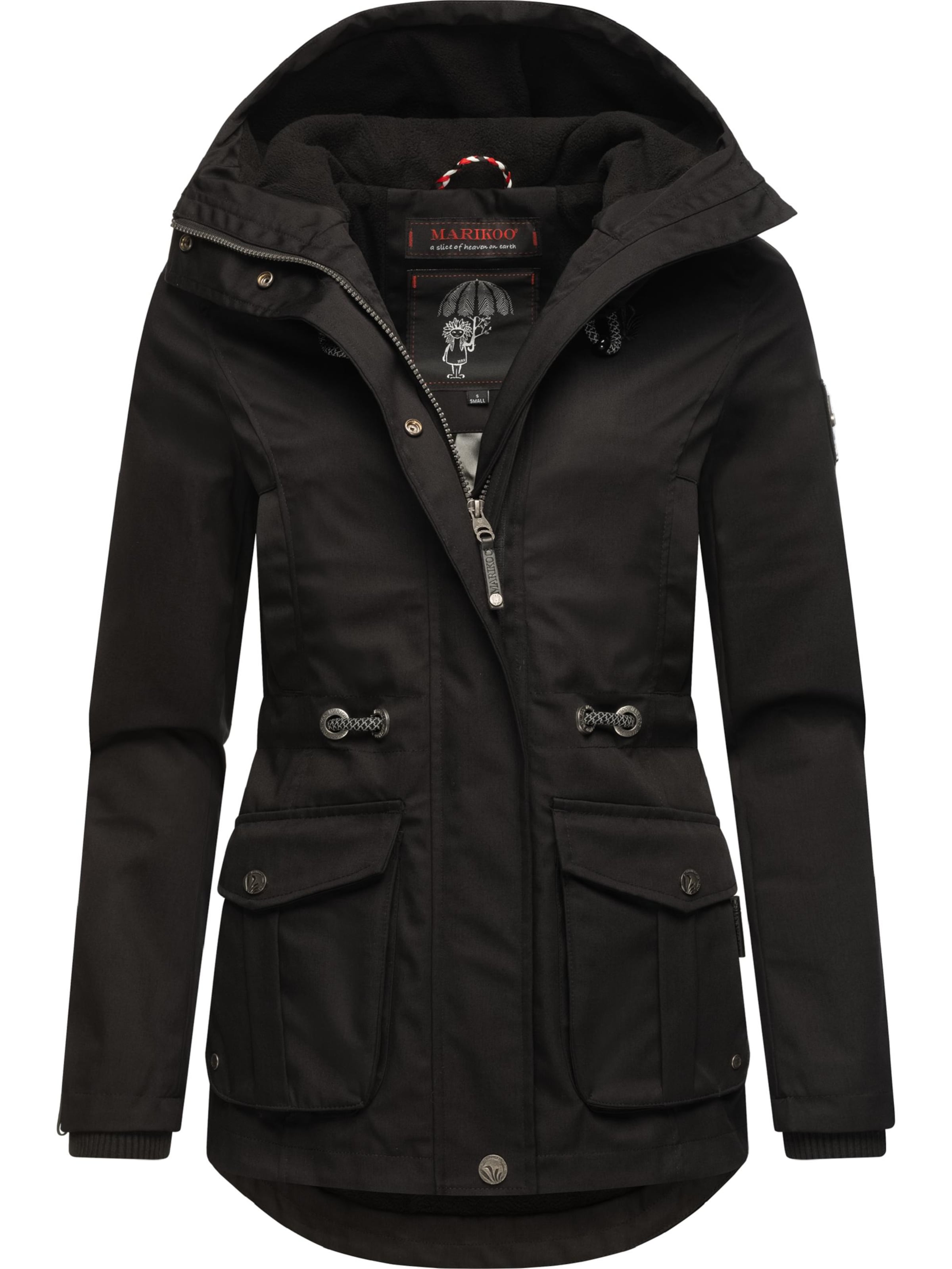 MARIKOO - Parca de entretiempo 'Babetaa' en negro