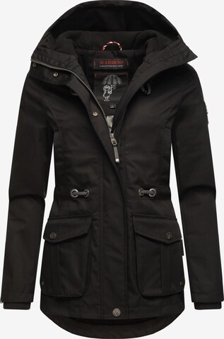 MARIKOO Between-seasons parka 'Babetaa' in Black