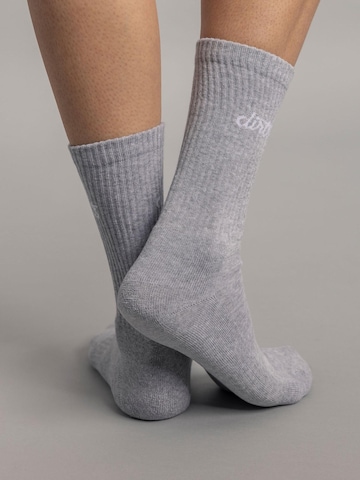 Dirts Socken 'Classic Logo Socks'‌‌‌‌ in Silber