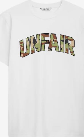Maglietta 'Woodland' di Unfair Athletics in bianco: frontale
