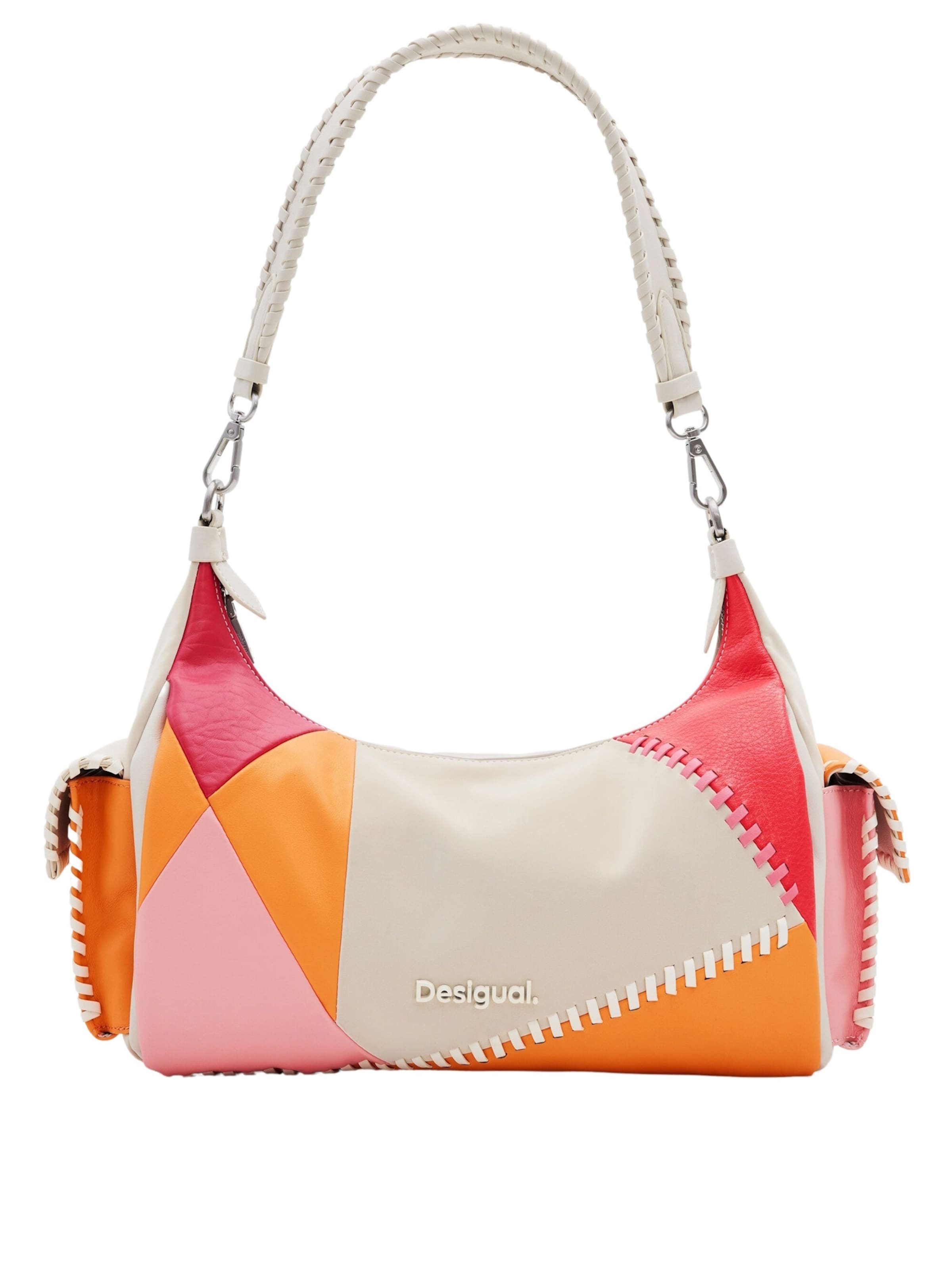 Desigual Shoulder Bag 'Mundi Brasilia' in White: front