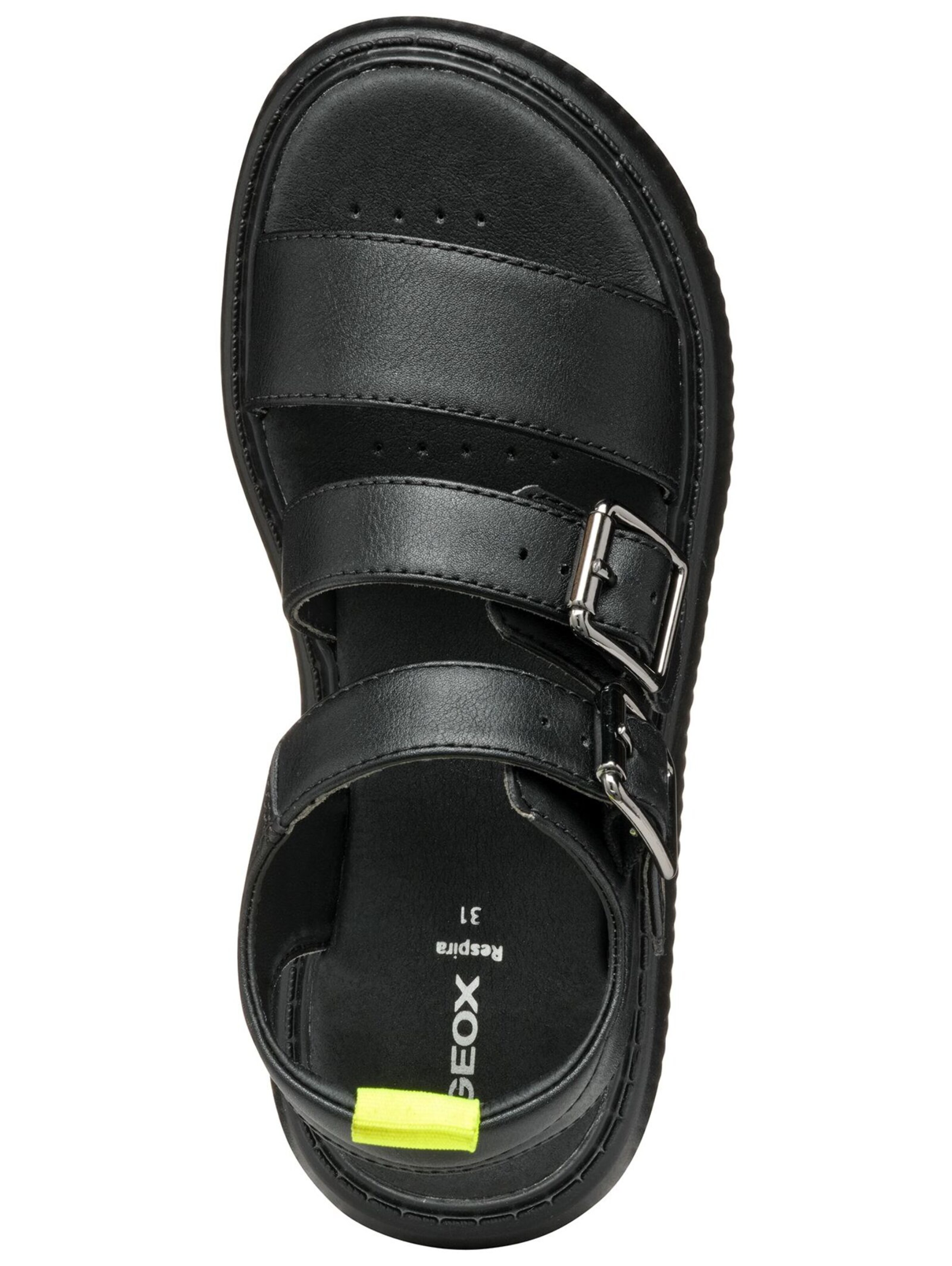 GEOX Sandale in Schwarz