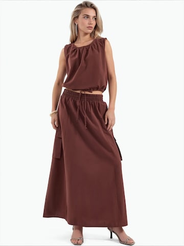 Abito da casa di MSN Collection in marrone: frontale