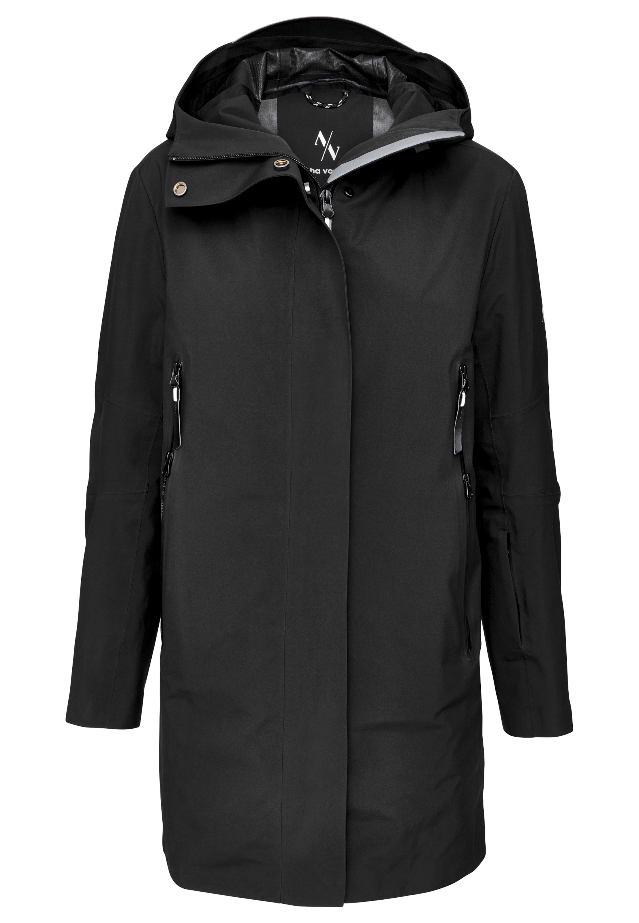 NEW CANADIAN Funktionsjacke 'ALPHA VOYAGER' in Schwarz: Vorderseite