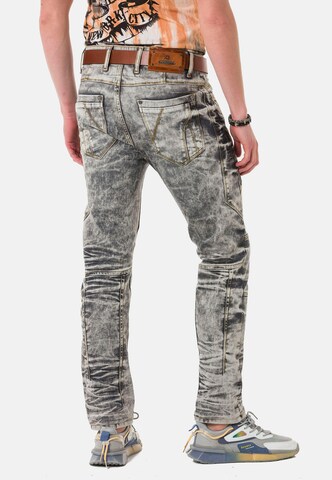 CIPO & BAXX Regular Jeanshose in Grau