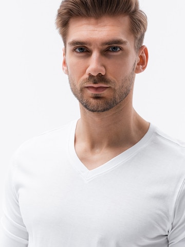 Ombre Shirt 'L136' in Weiß