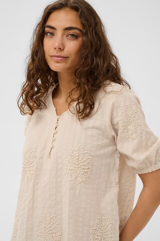 Chemisier 'CULelau' CULTURE en beige