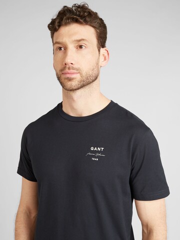 GANT T-Shirt in Schwarz