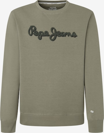 Pepe Jeans Sweatshirt 'Ryan' in Groen: voorkant