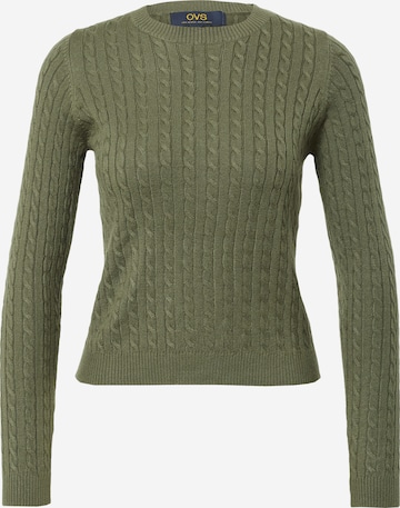 OVS Sweater in Green: front