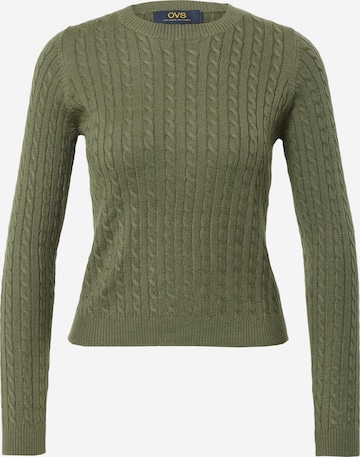 Pull-over OVS en vert : devant