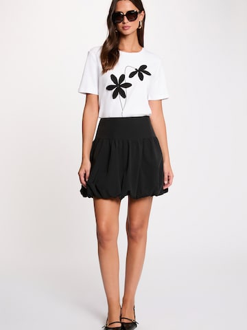 Tricou '261-DAHLIA' de la Morgan pe alb