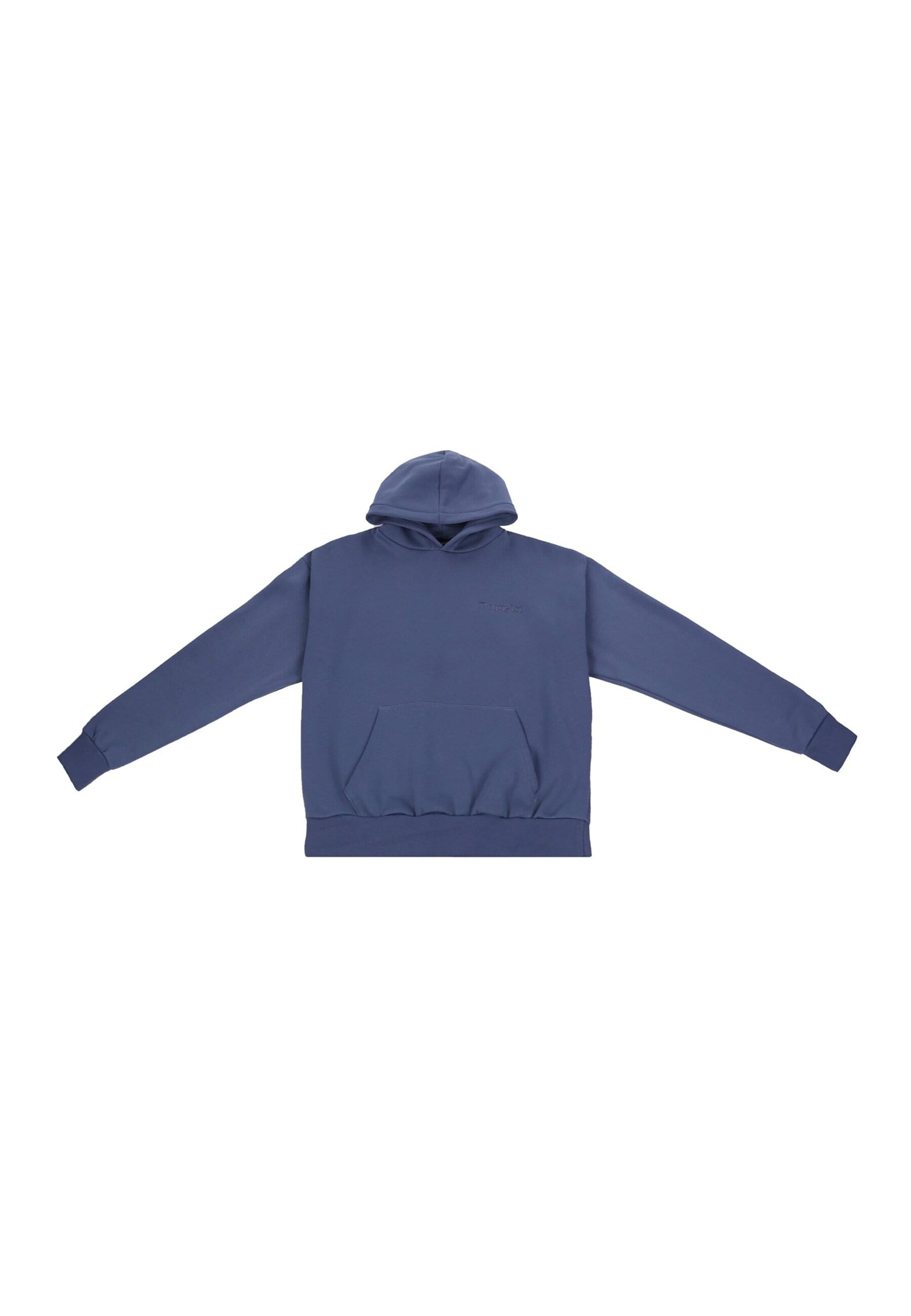 Dropsize Sweatshirt 'Embo' in Blau: Vorderseite
