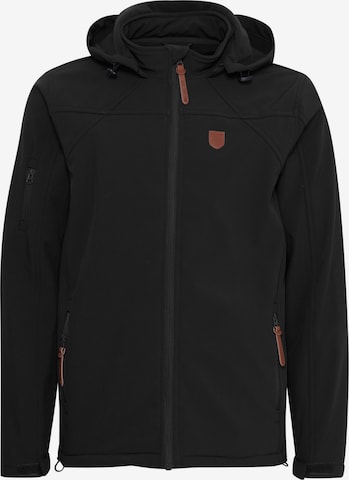 INDICODE JEANS Softshelljacke 'Jonas' in Schwarz: predná strana