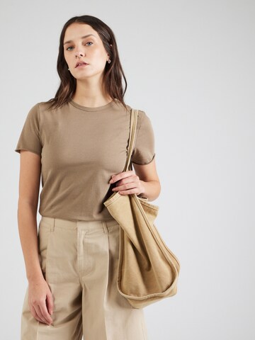 ONLY Shirt 'ONLLUCY' in Bruin: voorkant
