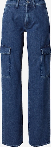 7 for all mankind Regular Cargo Jeans 'TESS' in Blue: front