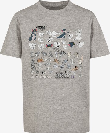 Maglietta 'Tom and Jerry Cartoon Dept' di F4NT4STIC in grigio: frontale
