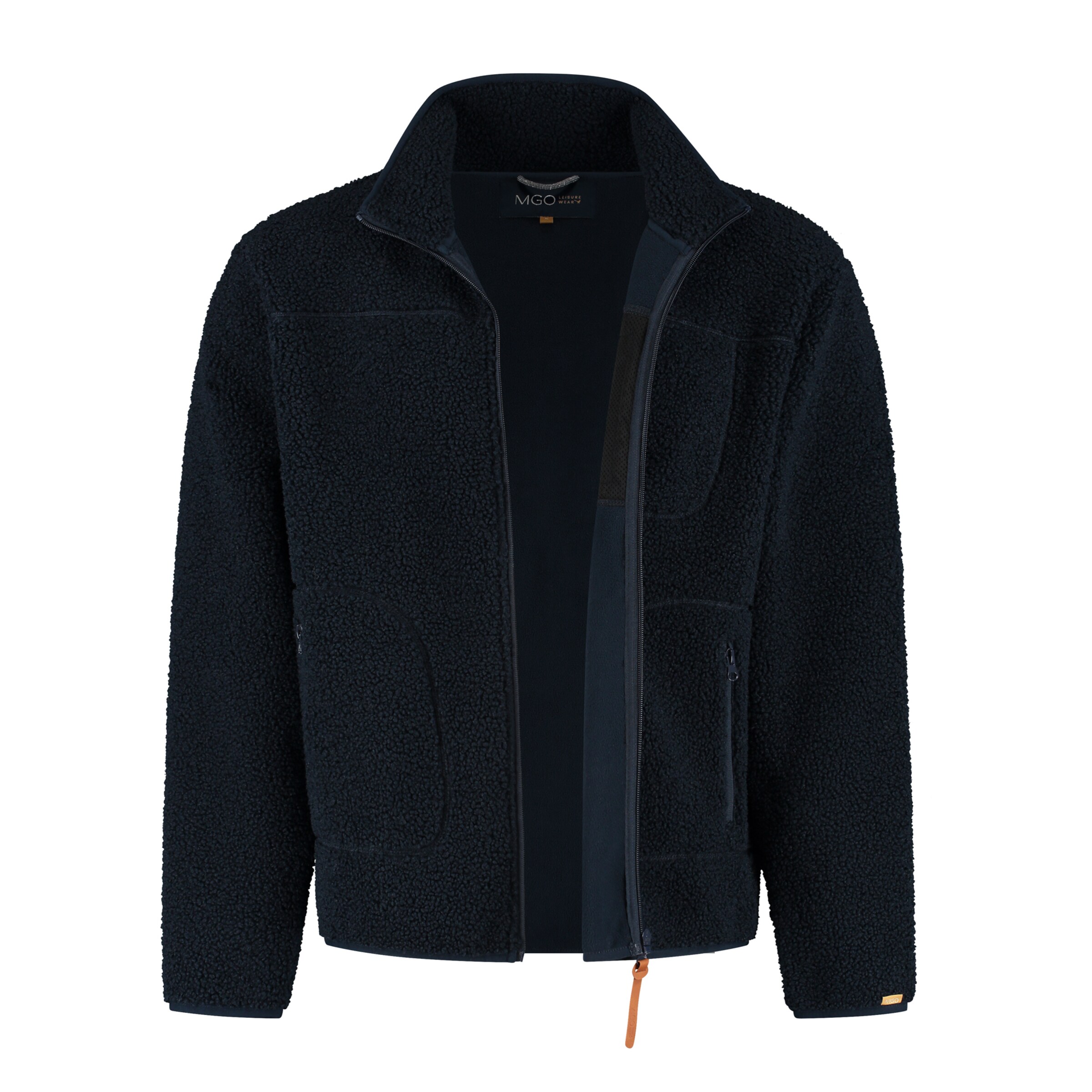 MGO Fleece jas in Blauw