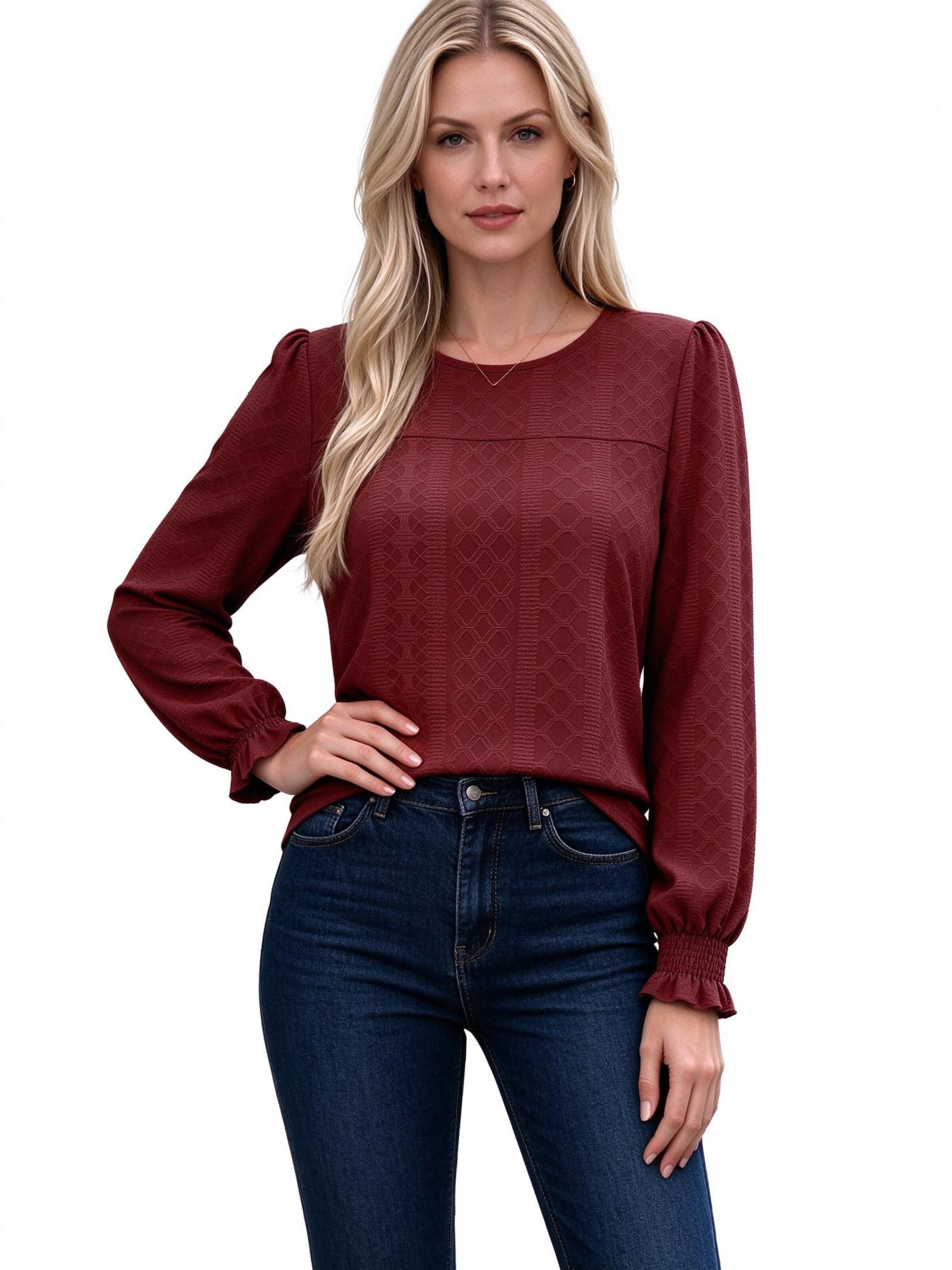 Yesfashion Shirt in Rood: voorkant