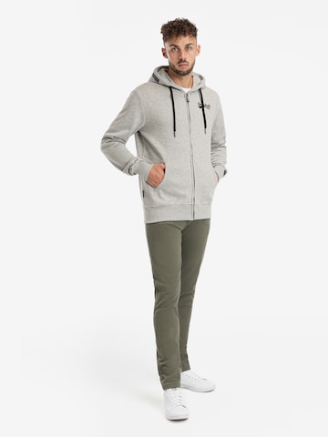 SPITZBUB Sweatjacke 'Kai ' in Grau