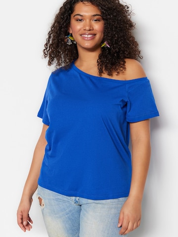 Trendyol Curve Μπλουζάκι σε μπλε: μπροστά