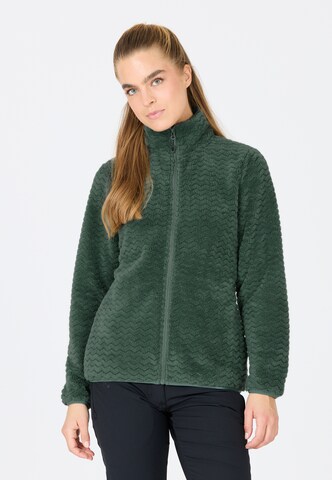 Whistler Athletic Fleece Jacket 'Matra' in Green: front