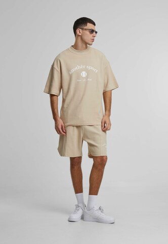 Regular Pantalon Another Cotton Lab en beige