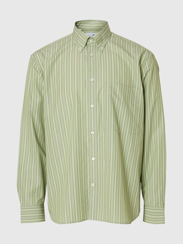 SELECTED - Ajuste regular Camisa en verde