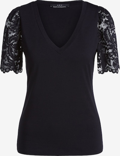 SET T-shirt en noir, Vue avec produit