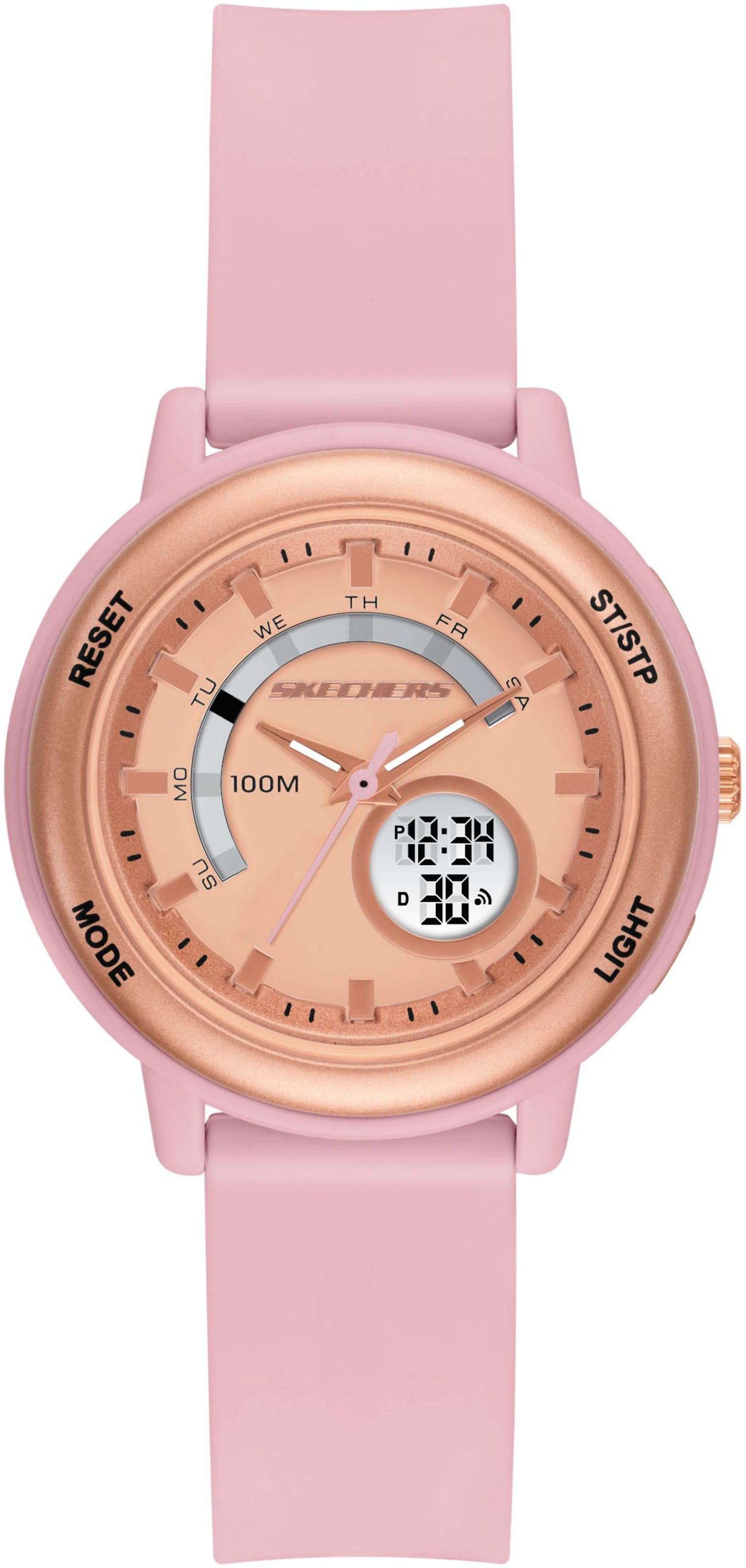 SKECHERS Analog Watch in Pink: front