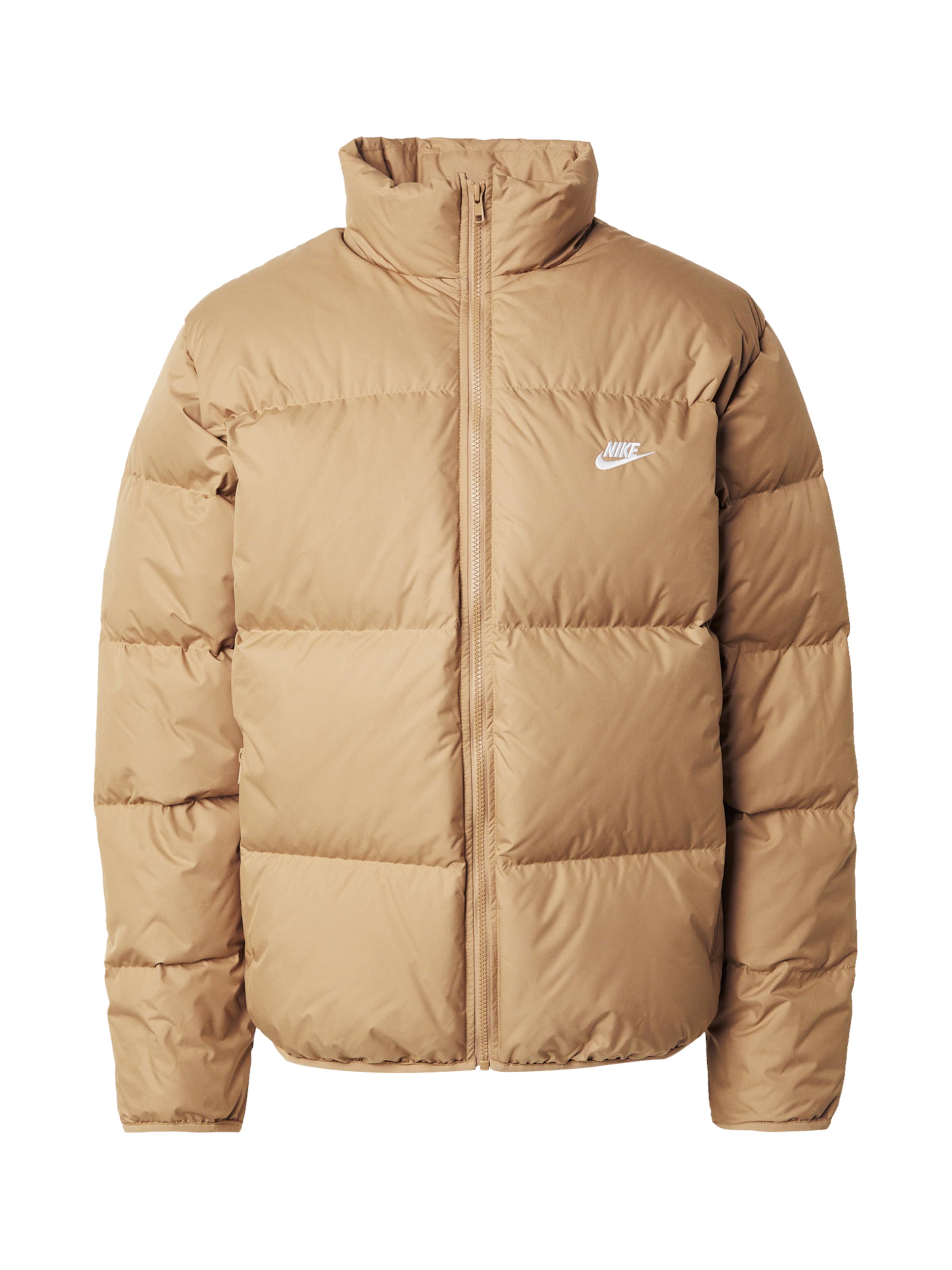 Nike Sportswear Kurtka zimowa 'CLUB' w kolorze beżowy: przód