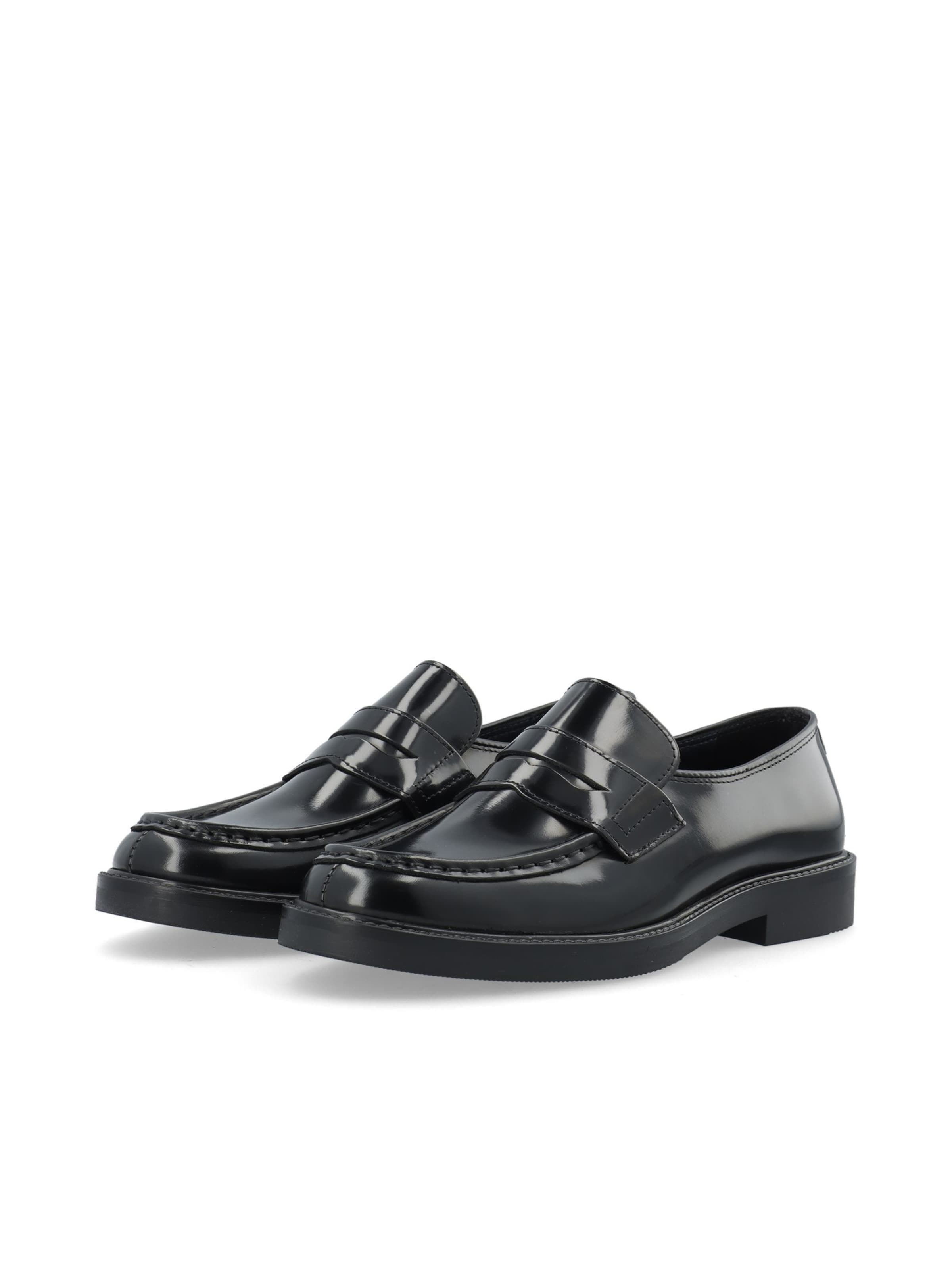 Mocassin 'BIANEWPORT' Bianco en noir