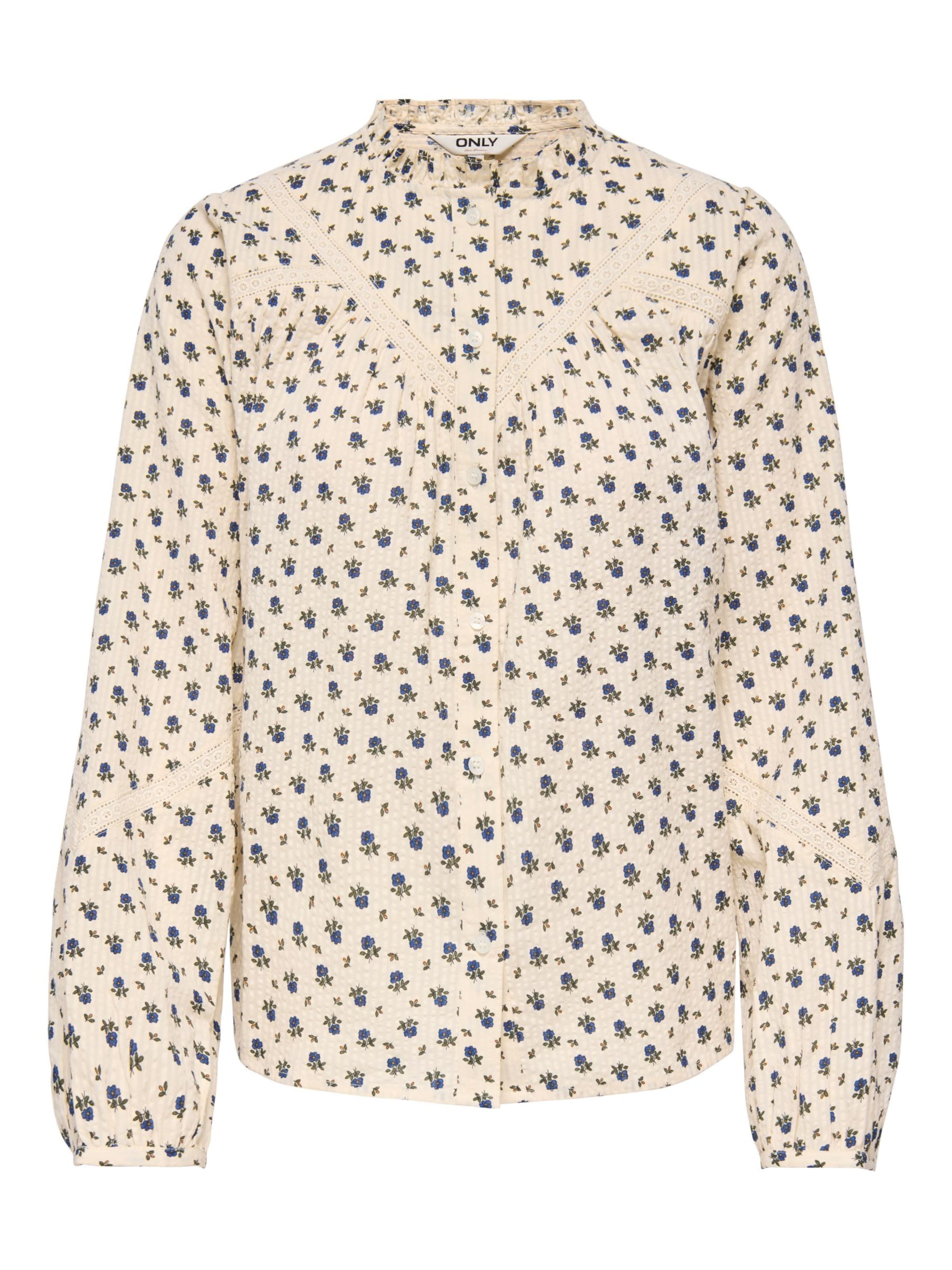 ONLY Blouse 'ONLLucinda' in Beige: voorkant