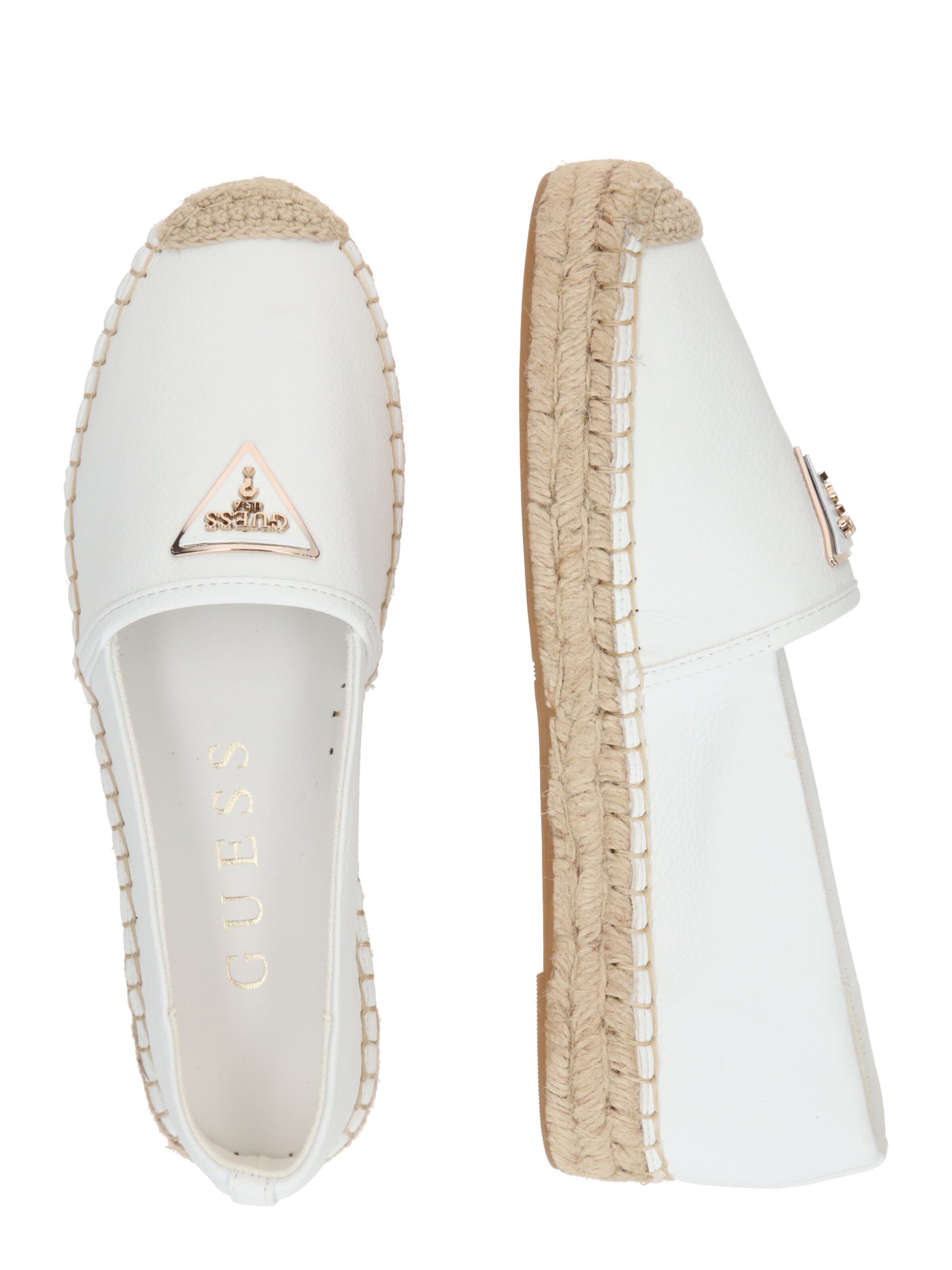 GUESS Espadrilles 'Jolandon' - fehér