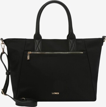 L.CREDI Shopper 'Alena ' in Black: front