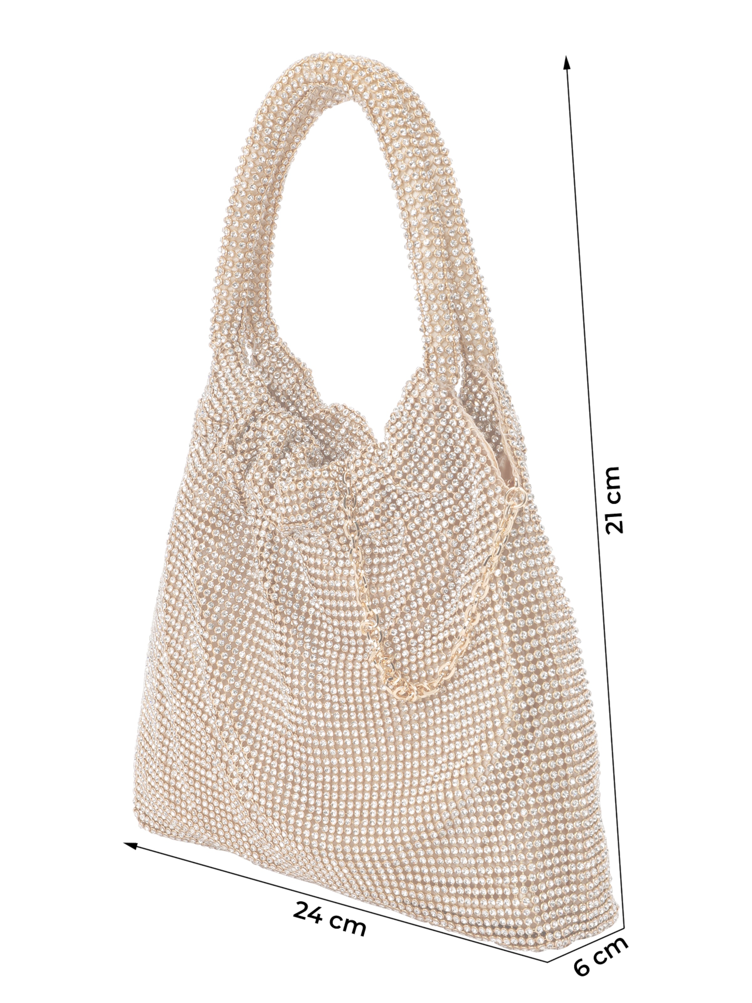 Poșete de la mascara pe auriu