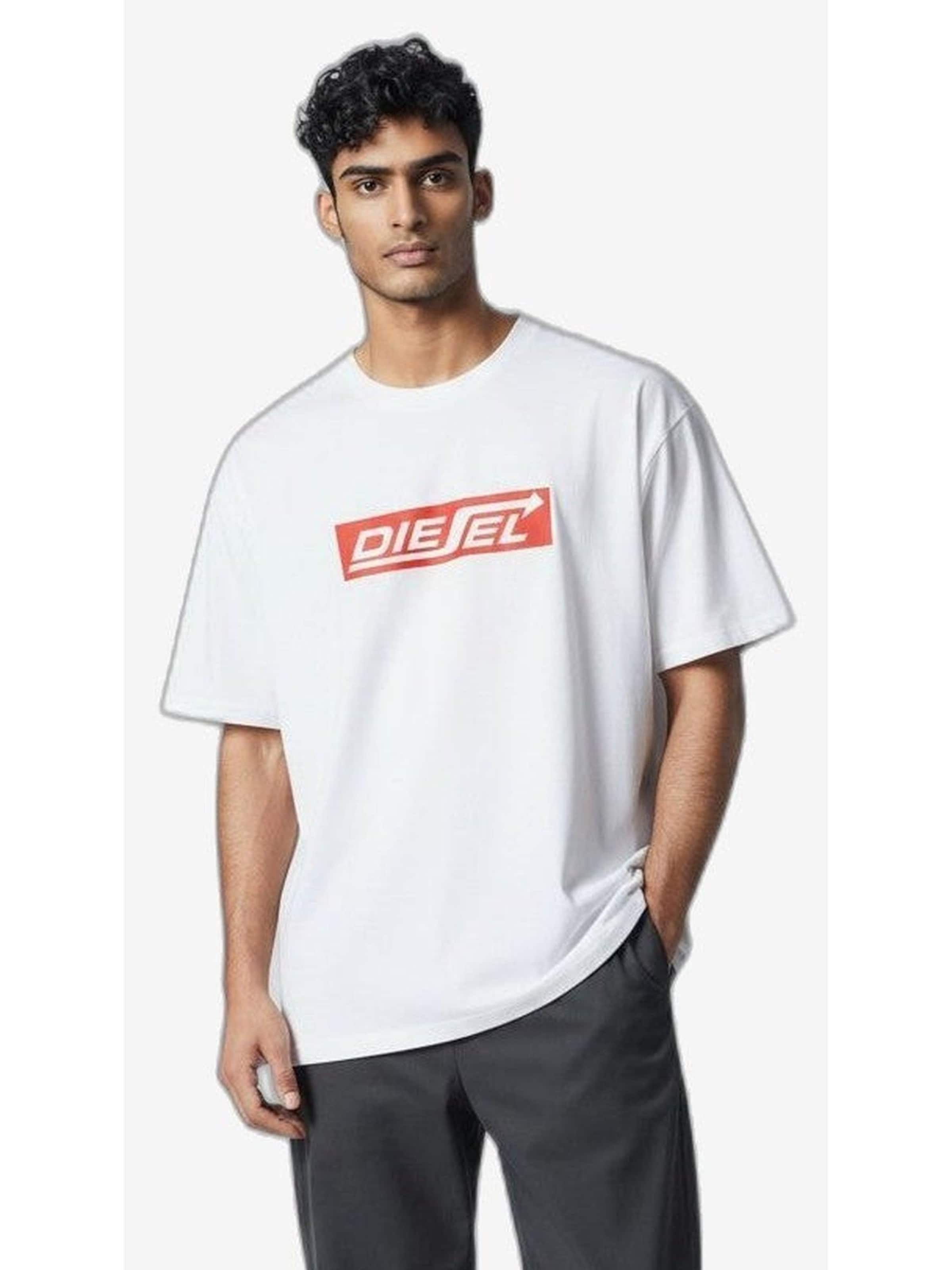 DIESEL Shirt in S in de kleur Wit, Productweergave