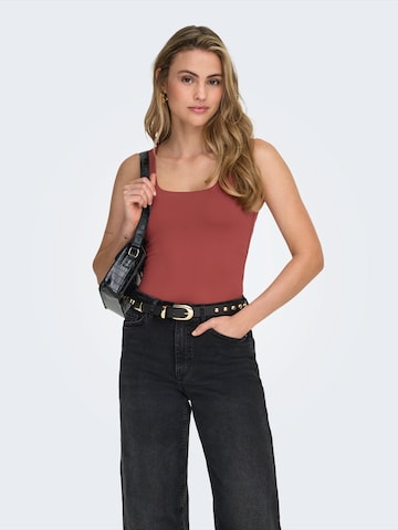 ONLY Топ 'ONLEA' в червено: отпред