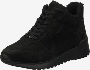 Sneaker alta di CAPRICE in nero: frontale