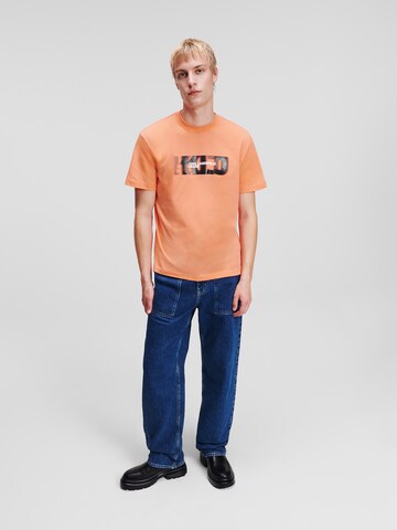 KARL LAGERFELD JEANS Μπλουζάκι σε πορτοκαλί