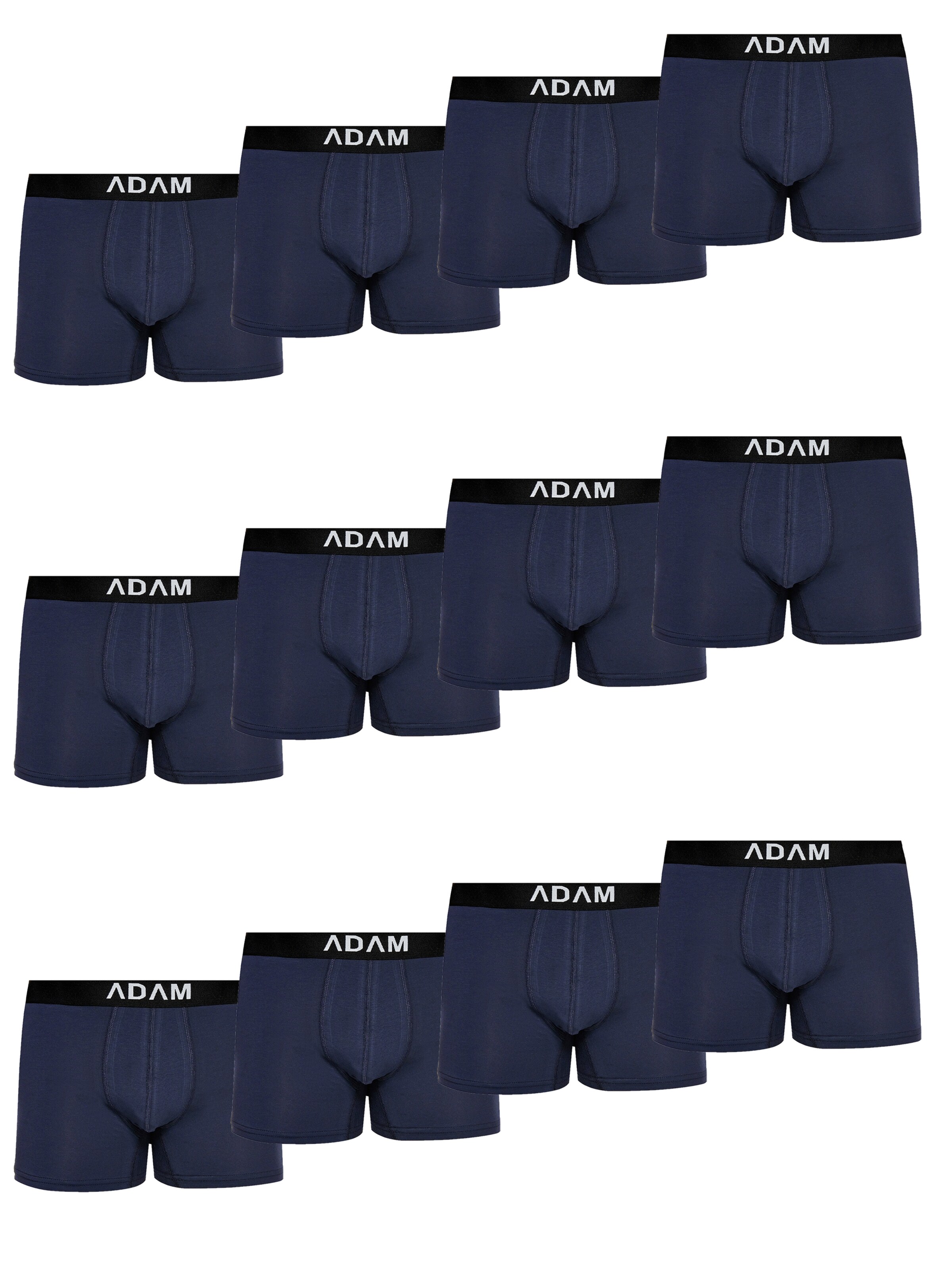 Adam Boxershorts '12er Pack'‌ in navy, Produktansicht