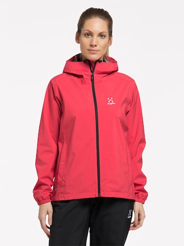 Haglöfs Outdoor Jacket 'Buteo' in Pink: front