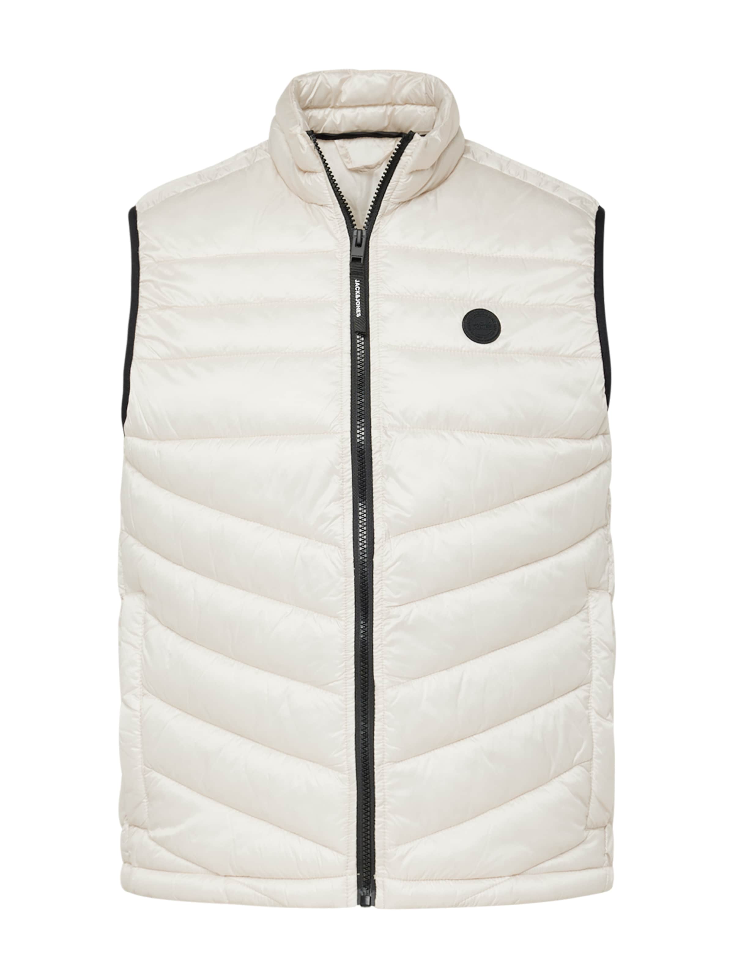 JACK & JONES Bodywarmer 'Hero' in Wit: voorkant