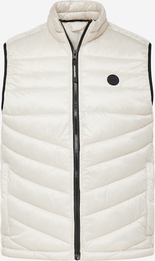 JACK & JONES Gilet 'Hero' en noir / blanc perle, Vue avec produit