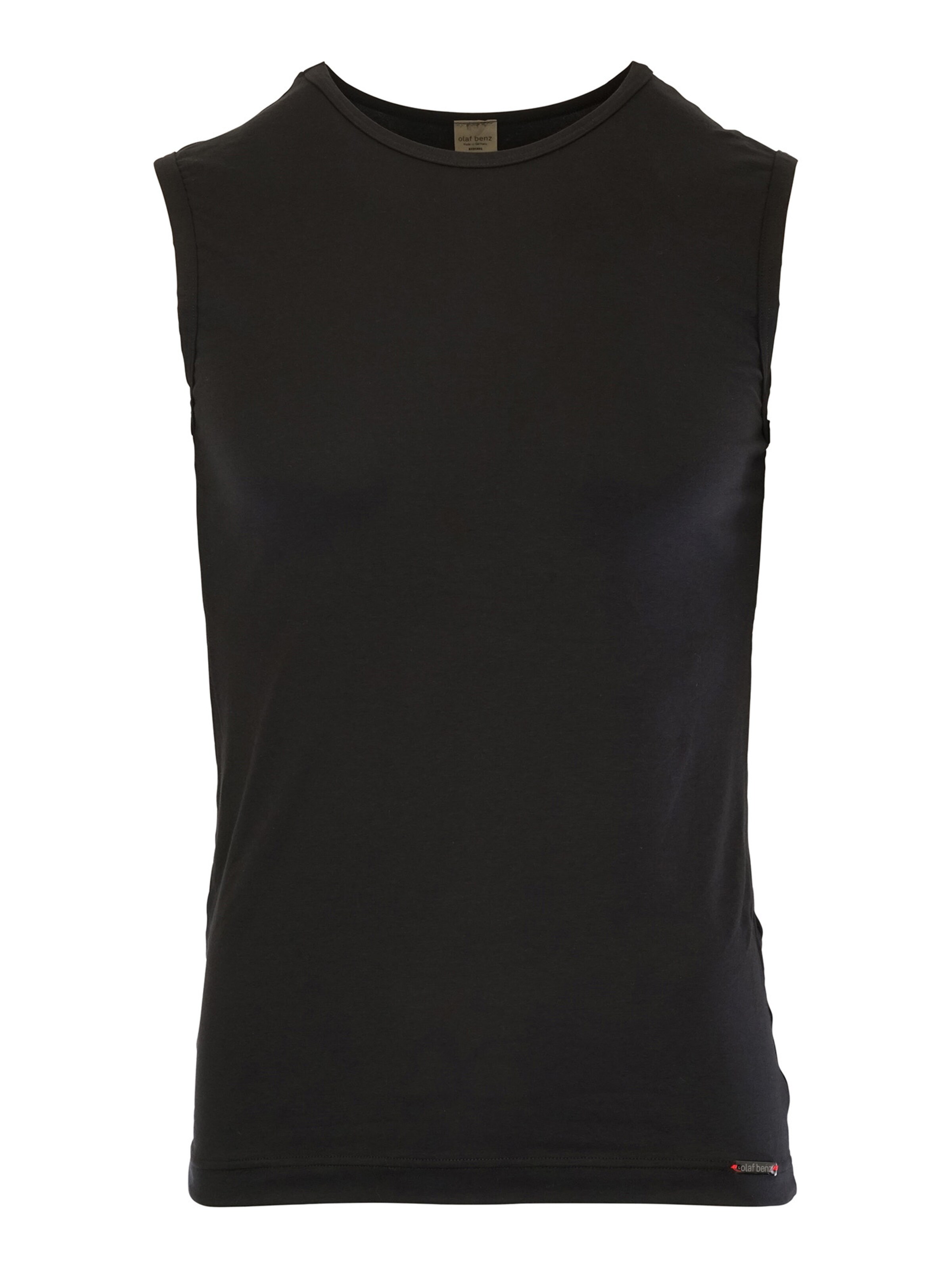 Olaf Benz Undershirt ' Collegeshirt 'RED 1601' 2-Pack ' in Black