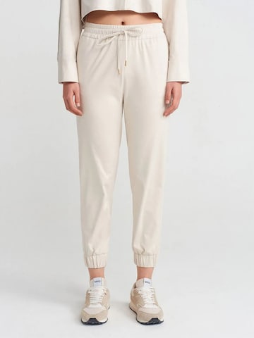 Pantalon Dilvin en beige : devant