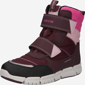 GEOX Snowboots 'FLEXYPER' in Rot: front