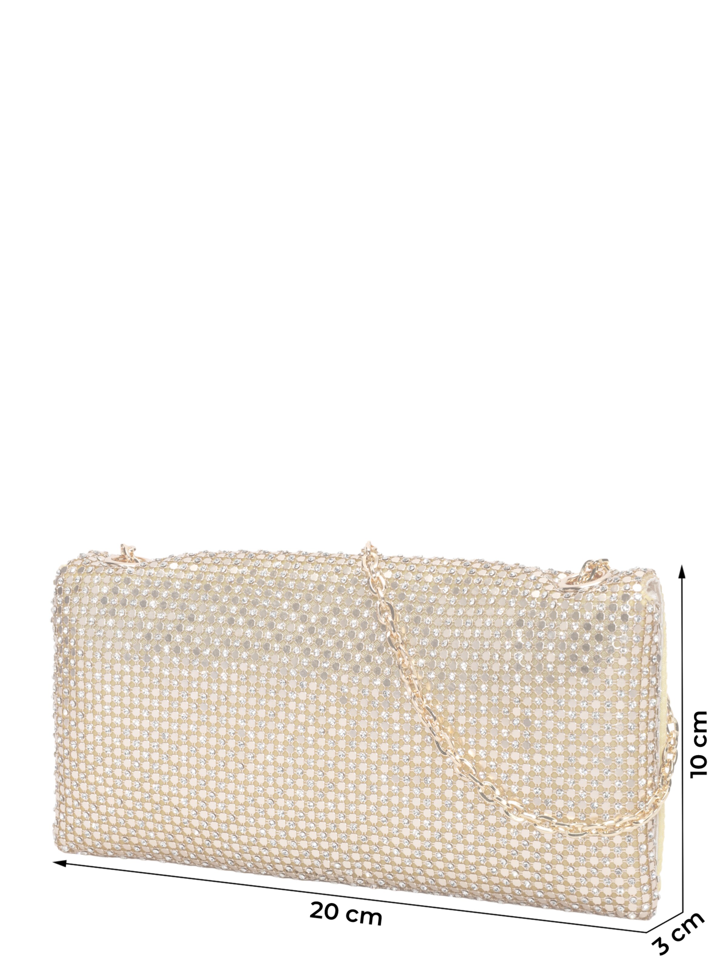 mascara - Bolso de noche en oro