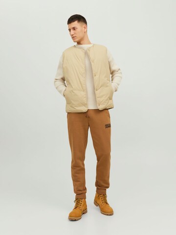 JACK & JONES Tapered Housut 'Gordon' värissä ruskea